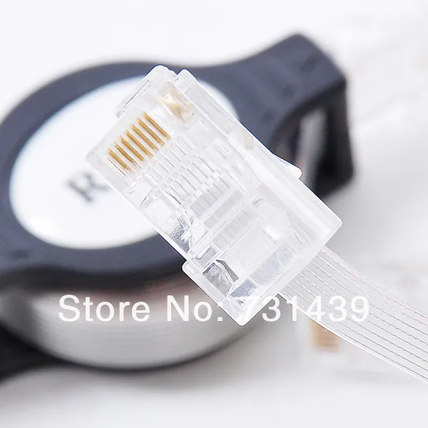 50 шт. RJ45 Выдвижной Ethernet кабель 1.5 м CAT5 сети LAN Стретч кабель Разъем