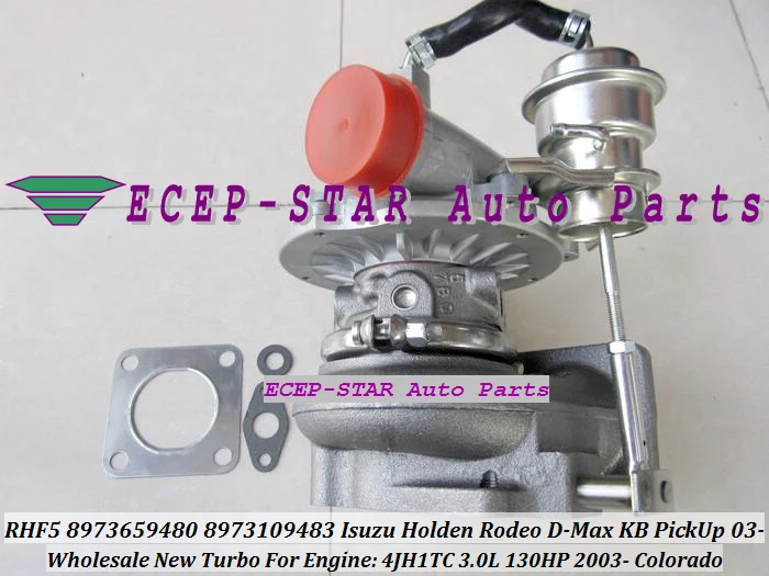 RHF5 8973659480 8973109483 Turbine Turbo Turbocharger For ISUZU Holden Rodeo D-Max KB PickUp 2003- Colorado 4JH1TC 3.0L 130HP (4)
