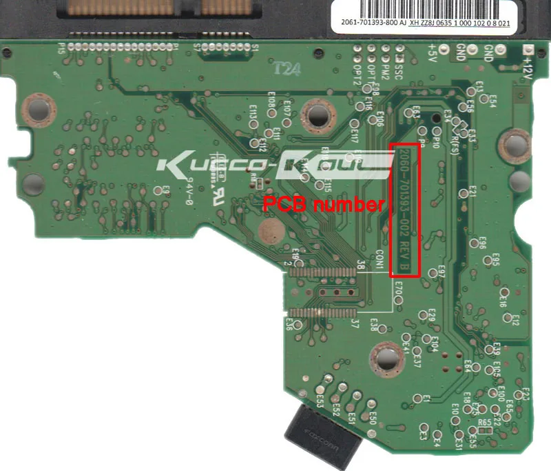 HDD PCB Плата логики 2060-701393-002 REV B для WD 3.5 SATA ремонта жесткий диск восстановления данных