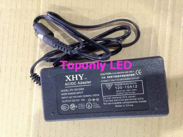 120 w AC100-240v для DC12v адаптер питания для светодиодной полосы освещения 12 v 10A светодиодный трансформатор 10 шт./лот DHL