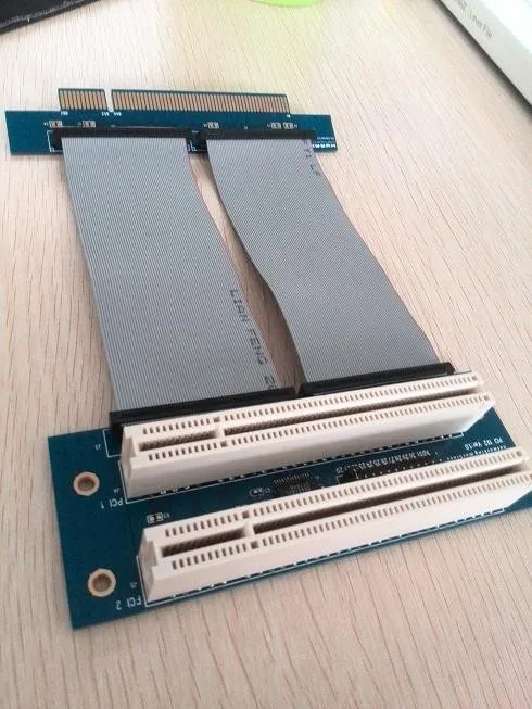 2017 Совместимость с Intel платы pci 1X к 2X Riser Card