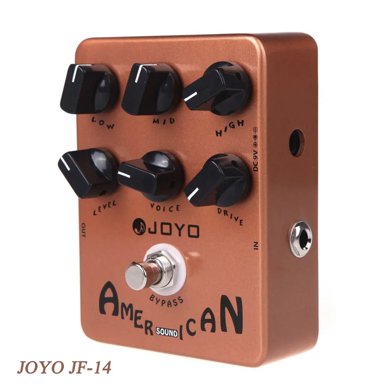 JOYO JF-14 гитарный эффект педаль американская звуковая гитарная педаль усилитель симулятор педаль эффектов высокое качество гитарные части и аксессуары