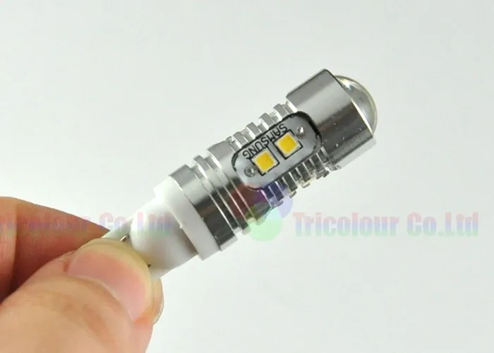 AutoEC T10 10 Вт 10 светодиодный SMD2323 samsung светодиодный задний светильник для автомобиля с линзой автомобильные задние фонари 300 шт.# LB64