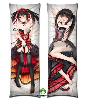 Аниме Dakimakura обнимающий чехол для подушки yc0160 tokisaki kurumi DATE A LIVE
