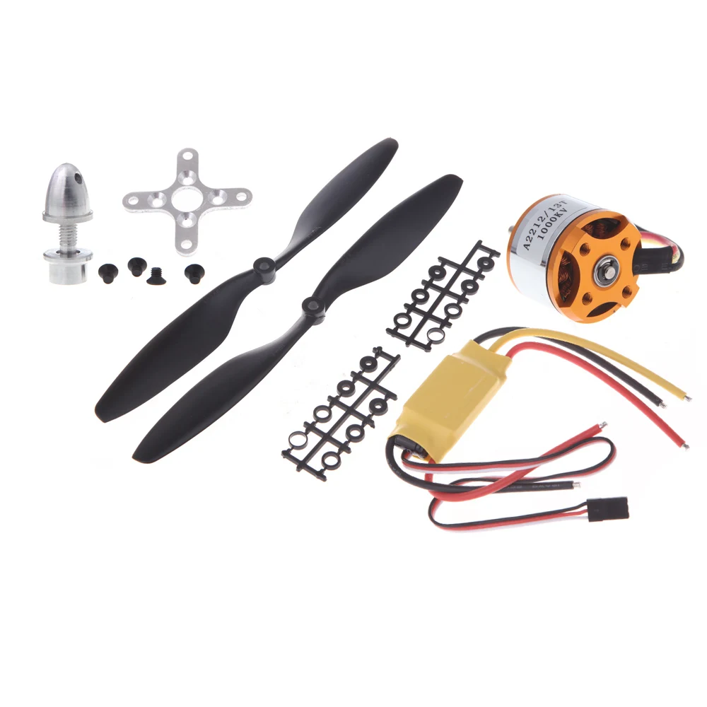 4 шт. A2212 1000kv бесколлекторный Двигатель+ 4 шт. HP 30A ESC+ 4 шт. 1045 опоры(B) quad-ротор Набор для RC Самолеты MultiCopter