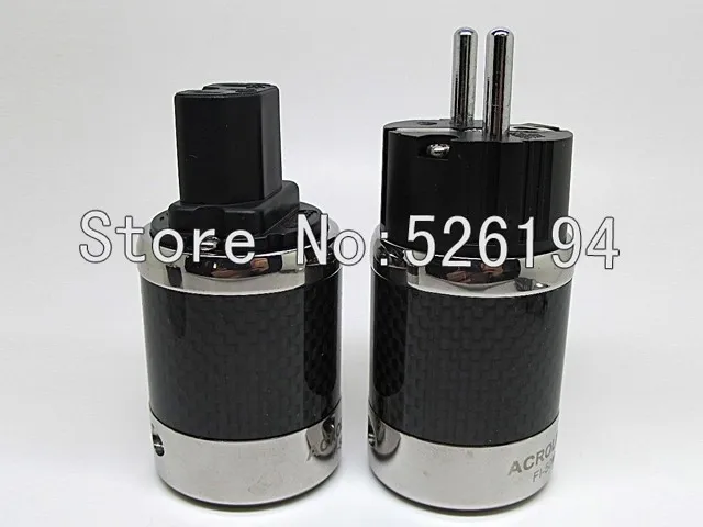 Acrolink родиевое покрытие углерода IEC+ ЕС Schuko штекер FI-E50 и FI-50