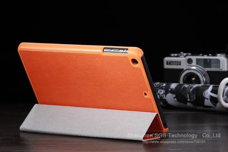 KISSCASE три раза Стенд кожаный флип чехол для IPad Mini 1 2 3 защитный чехол Аксессуары для планшетов полный защитный чехол с петлей