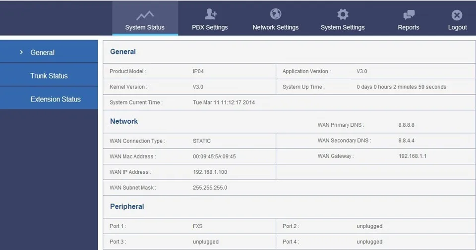 IPPBX02-2FXS Asterisk IP PBX поддерживает 1~ 2 порта FXO/FXS voip elastix ip02 sip mini pbx sip телефонная система