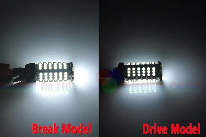 Autoec T20 7440 7443 WY21W W21/5 Вт 1210 3528 102 SMD LED W5W автомобиля сигнал поворота свет лампы авто белый DC12V 100X# LD02