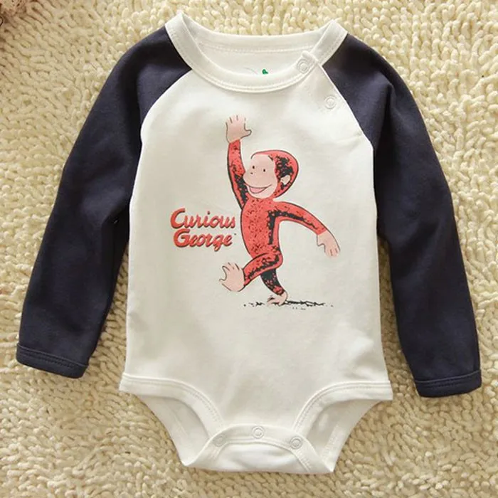 6 M ~ 24 M Новый 2019 бренд Качественный 100% хлопок Ropa Bebe для новорожденных для маленьких мальчиков Костюмы одежда комбинезон Creeper боди с длинным