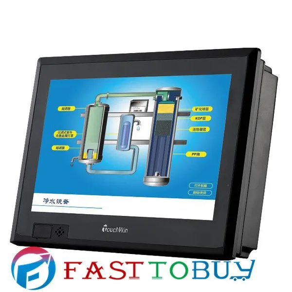 HMI 10.1 дюймов 800*480 128 МБ RTC USB Порты и разъёмы Ethernet ARM9 Процессор 400 мГц tga62-et с Кабель для программирования