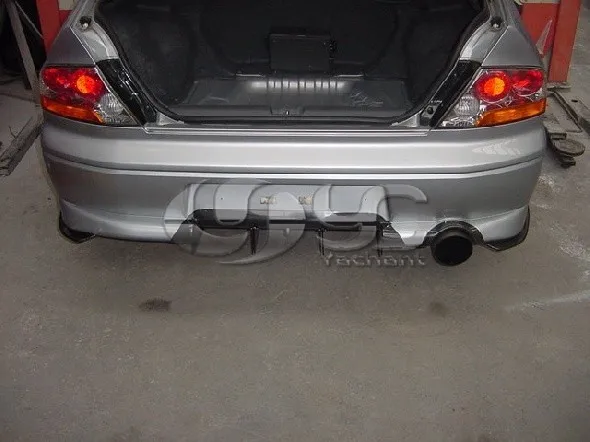 Карбоновое волокно Damd стиль расширения подходит для 2001-2005 Mitsubishi Evolution 7 8 JDM задний бампер