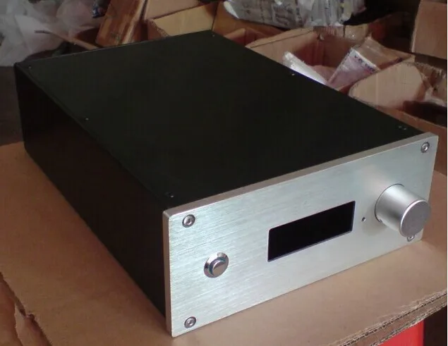 JC229 Полный алюминиевый усилитель мощности шасси/предусилитель шасси/amp Корпус/Чехол Коробка