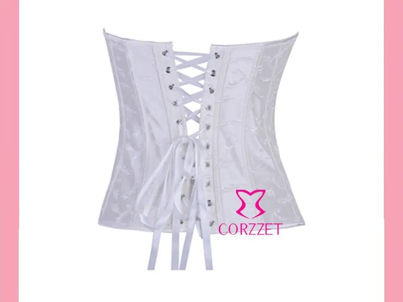 Задний Добби сексуальный Overbust Corpete Corseletes Corselet женские бюстье и корсеты Топ для формирования тела, для похудения талии тренажер