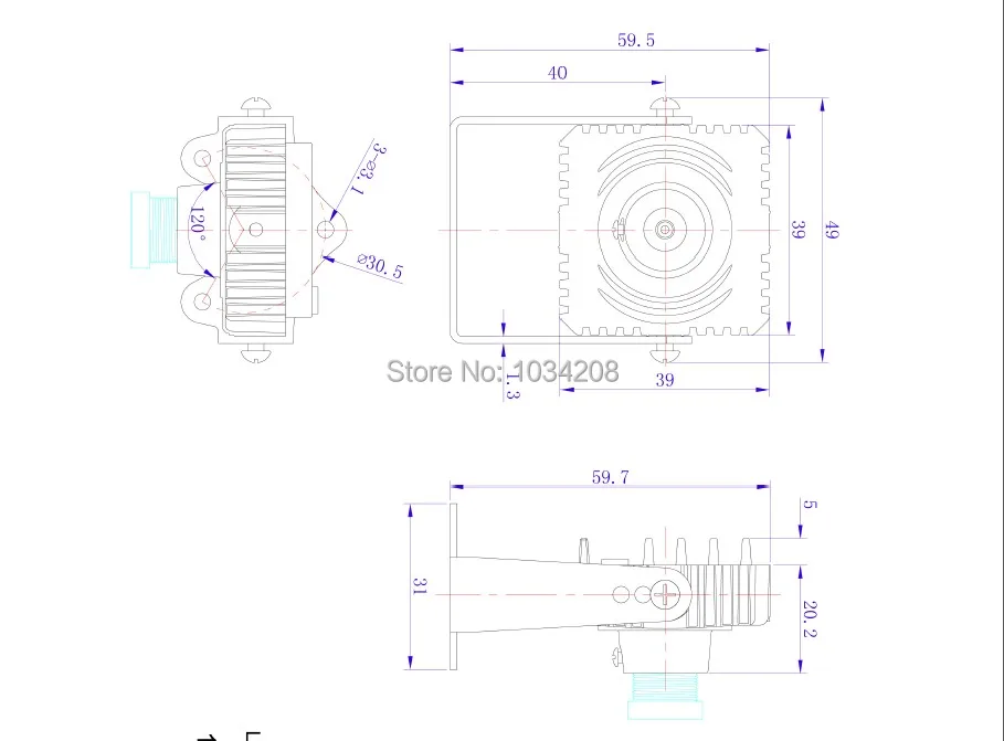 sdi camera size