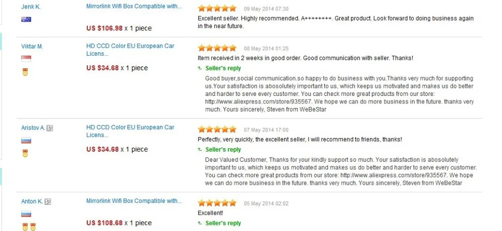 new comments