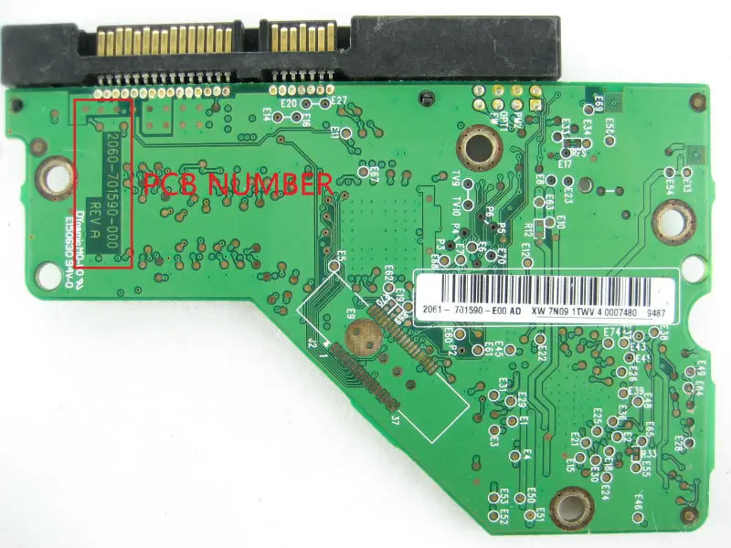 HDD PCB для/логической платы/платы номер: 2060-701590-000 STICK: 2061-701590-E00