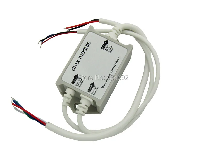 Быстрая DC 12 V Светодиодный DMX контроллер 3 канала DMX модуль достижения затемнения различные изменения процедур
