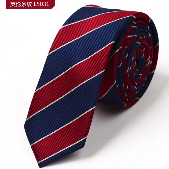 Новинка, брендовые тонкие галстуки, модные галстуки для мужчин, 5 см, тонкие галстуки для мужчин, повседневные полосатые Узкие галстуки, Подарочная коробка для галстука