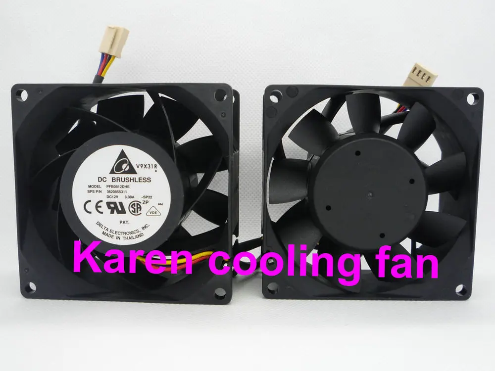 Дельта 8 см PFB0812DHE 8038 12 V 3.3A Вентилятор охлаждения