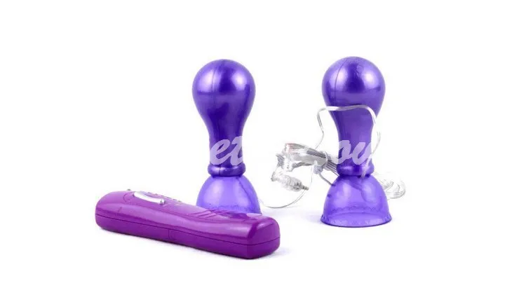 BAILE 7 Speed Purple Sex Nipple Play Pleasure Massage Stimulation Suction Vibrator Cups Adult Sex Product New 2014 Free Shipping (5)