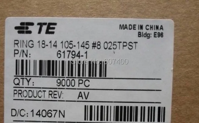 61794-1 СОЕД кольцо 14-18awg#8 ИНН ОБЖИМНАЯ TYCO TE AMP корпусов разъемы клеммы новое и оригинальное части