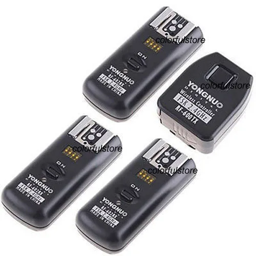 RF-602 триггер для вспышки с C1 для Canon Rebel T3 XS T5i T4i T3i T2i T1i XSi XTi XT Pentax K20D K110D K100D K200D+ 3 x приемник