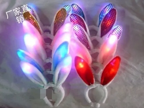 Каваи Женская девочка кролик пушистый сексуальный ушные повязки на голову плюшевый костюм с тесьмой праздничные вечерние декоративные игрушечный
