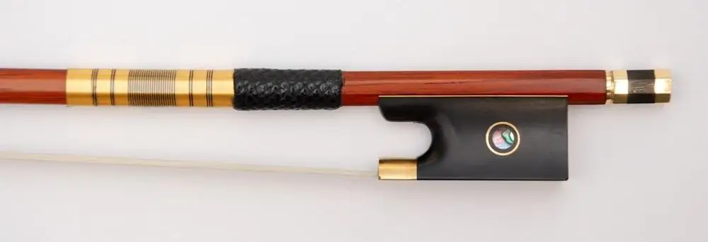 Скрипка Лук наивысшего качества Pernambuco Подлинная твердая 7ct золото FP981B# EMS