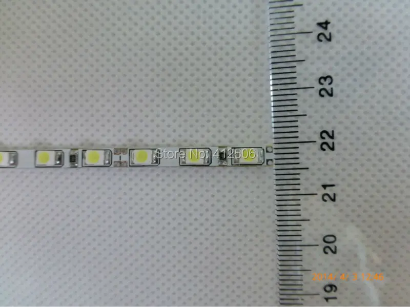 1 м 102 светодиоды SMD3528 4 мм широкий DC 12 В 7.5 w/м AD lightbox очень тонкий жесткая свет для аквариумных растений растут огни рекламы