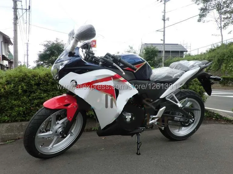 Материалы для инжекционного литья для 11-12 CBR 250 2011 2012 CBR250R CBR250RR 2011-2012 CBR 250R CBR 250RR обтекатель белый красный T435439