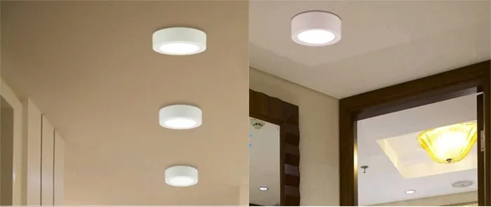 Круглый led-панели для потолка направленный вниз светильник 6 w AC85-265V