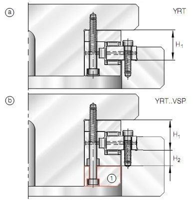 YRT120 подшипник поворотного стола | 120*210*40 мм | Высокая точность | CNC машинный подшипник поворотного стола s