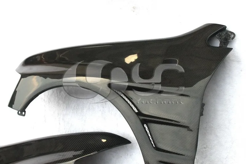 Углеродное волокно переднего крыла, пригодный для 2001-2007 Mitsubishi Lancer Evolution EVO 7-9 VTX уличный вариант Стиль+ 20 мм переднее крыло