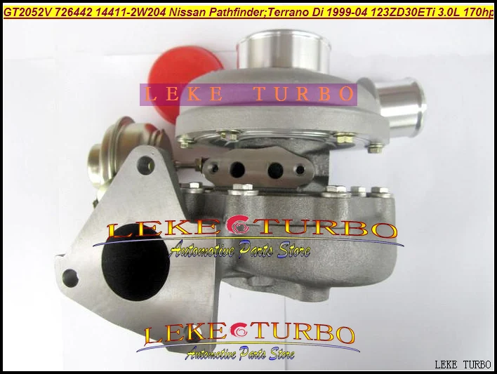 Turbo GT2052V 726442-0004 726442 14411-2W204 турбины турбонагнетатель для Nissan Pathfinder TERRANO Di ZD30ETi 3.0L 170HP
