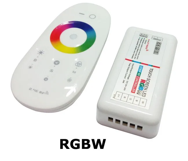 2,4G RF RGBW LED программируемый контроллер с сенсорной панелью для светодиодный светильник, 10 шт./партия, беспроводной пульт дистанционного управления, с фабрики