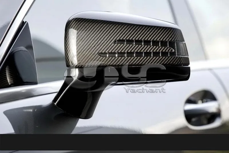 Сменная крышка бокового зеркала из углеродного волокна для 2011-2013 Mercedes Benz W204/W212/W221/W216 и AMG 2008-2012 CLK350