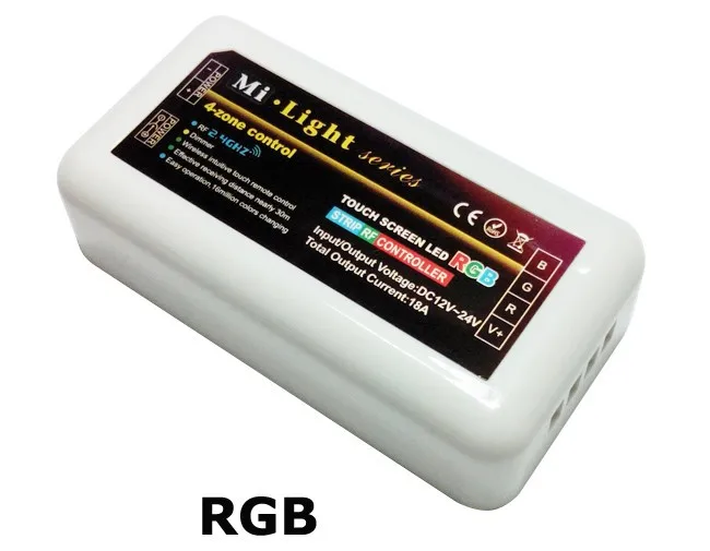 2,4G 4-zone RF RGB LED контроллер для полосы Mi-Light серии, 10 шт./партия, один пульт дистанционного управления, мульти контроллеры, с фабрики