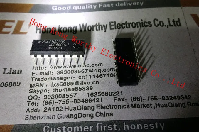 10 шт./лот CM6800GIP CM6800G CM6800 DIP16