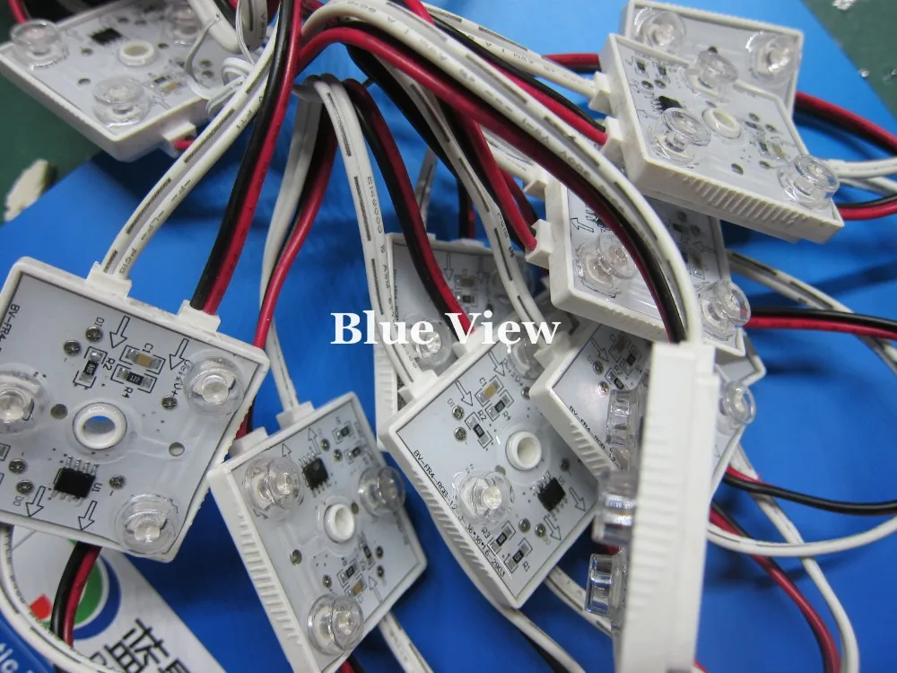 IP67, UL listed 5050 RGB SMD СВЕТОДИОДНЫЙ модуль ws2811/uc9103 со сквозным отверстием светодиодный модуль, 3 года гарантии светодиодная вывеска