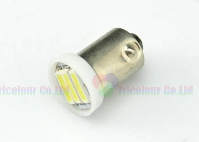 AutoEC 300x T4W T11 H6W BA9S 7014 3 smd led белый AC/DC 12 V автомобиль Дополнительные тормозные огни лампы# LG08
