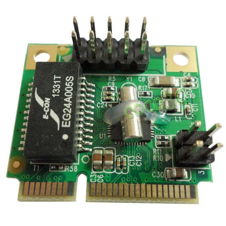 mini-pcie to RJ-45 port card