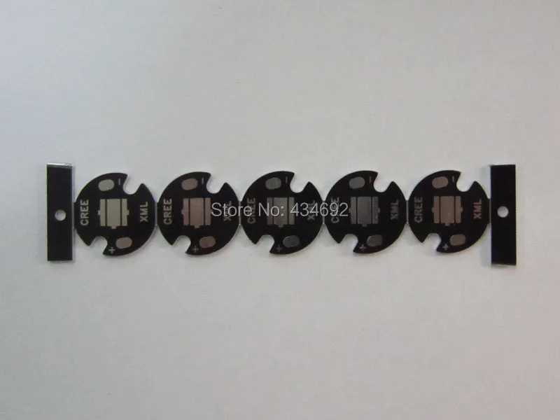 CREE XML T5 T6 U2 светодиодный PCB алюминиевая Базовая плита монтажная плата 16 мм Диаметр для DIY светодиодный фонарик факел свет