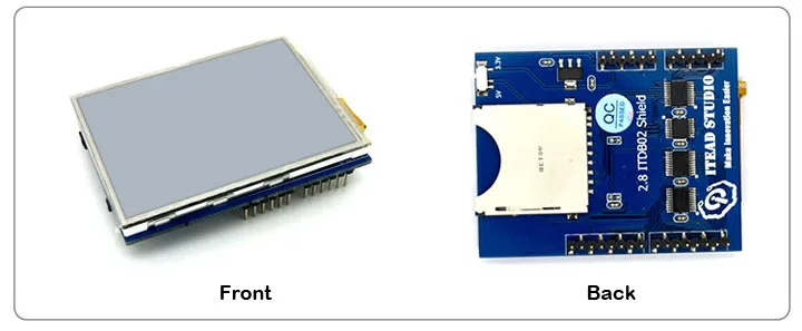 2," дюймовый 320*240 TFT резистивный сенсорный ЖК-модуль экран Защита панели дисплея ILI9325DS контроллер для Arduino UNO R3