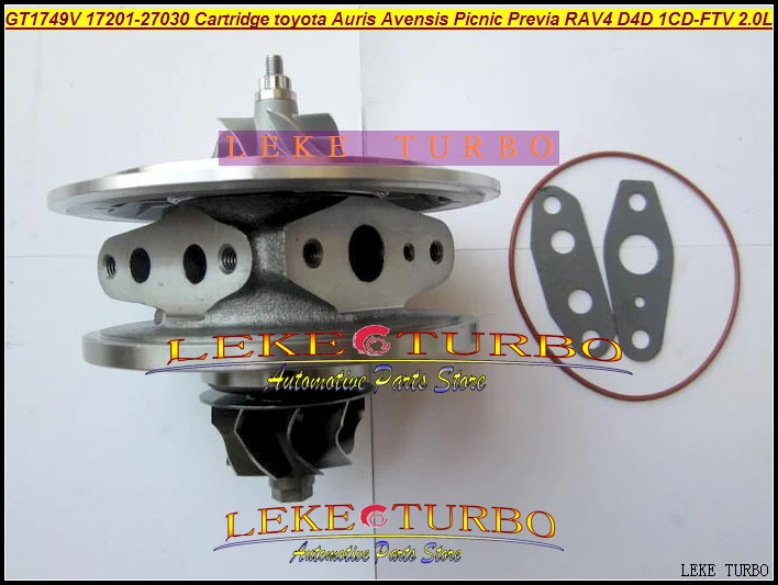 TURBO Turbocharger Cartridge CHRA 17201-27030 721164-0003 For TOYOTA Auris Avensis Picnic Previa RAV4 D4D 021Y 2.0L TD 1CD-FTV (3)