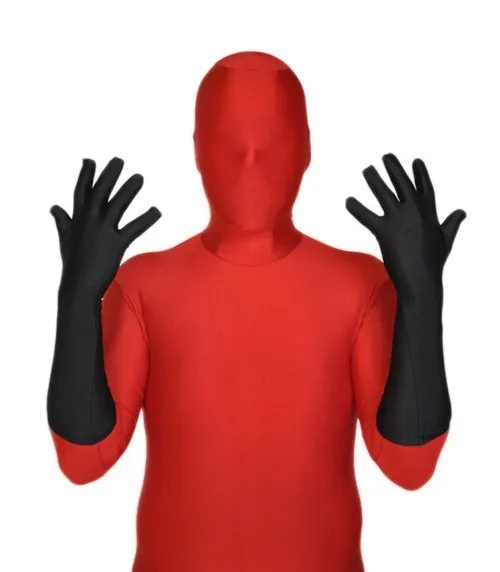 Free Shipping DHL Lycra Spadex Zentai Elbow Zentai Gloves Costume Halloween Party Superhero Size Custom Made (3)