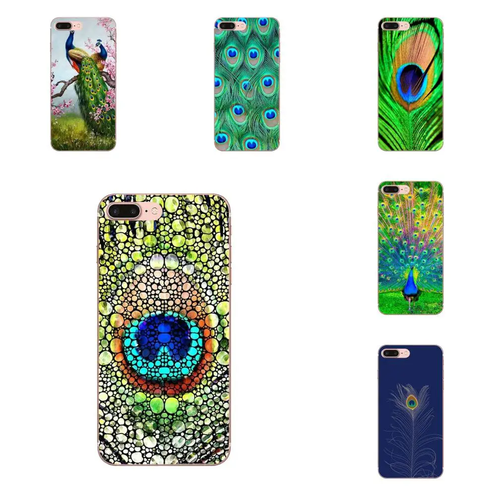 Милый Павлин Новый Многоцветный Роскошный Модный чехол для телефона Apple iPhone 4 4S 5 5C
