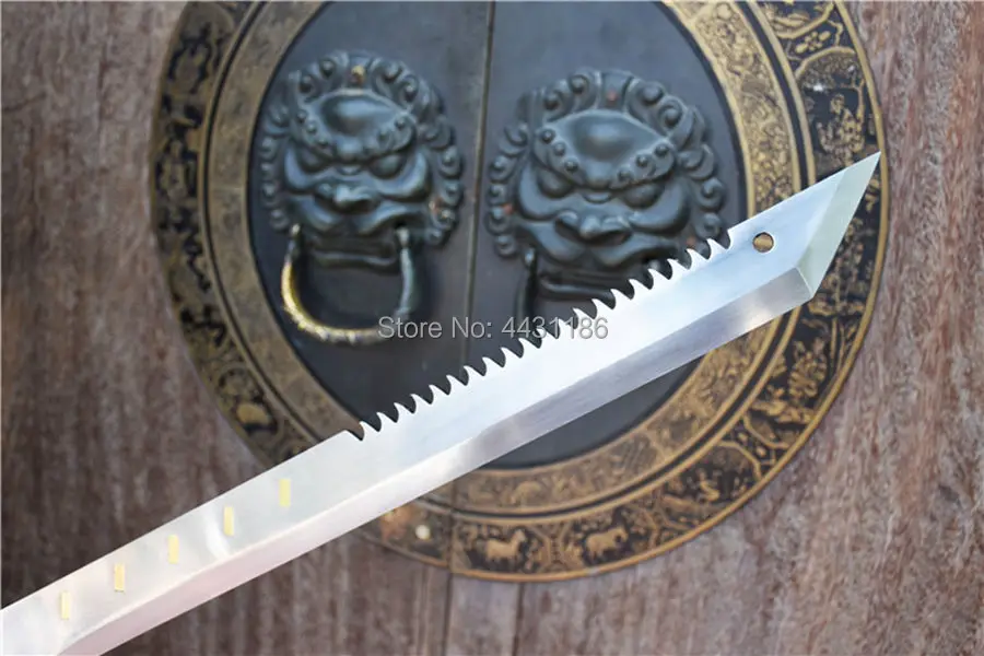 Chinese KungFu Fighting Knife 1095 High Carbon Steel Blade Sharp Jinyi Wei Saber WuShu Broadsword Dao Sword