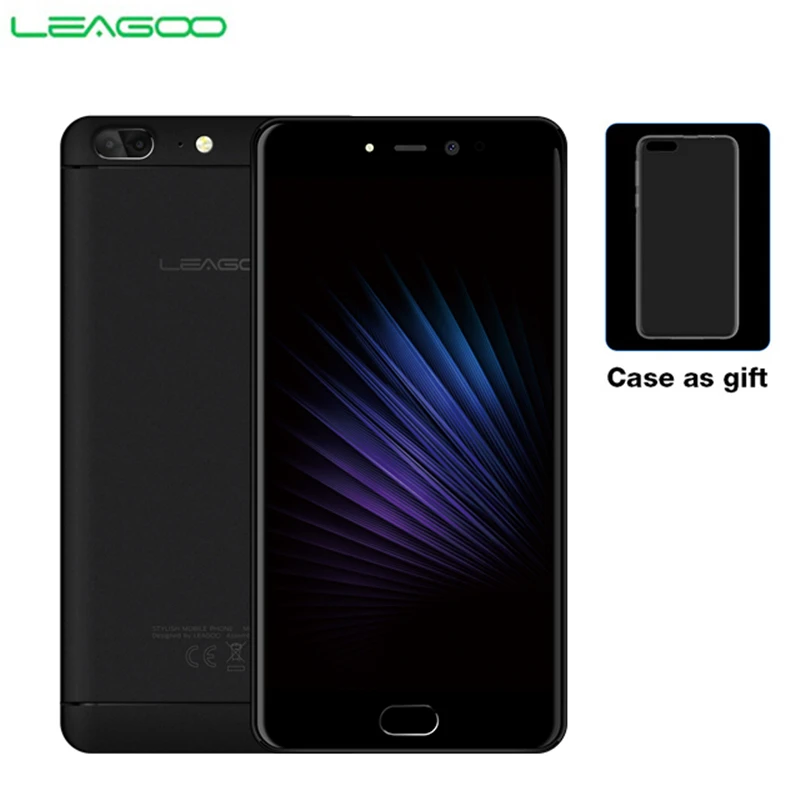 

LEAGOO T5 4G LTE Smartphone Android 7.0 MT6750T Octa Core 5.5"FHD 4GB RAM 64GB ROM 13MP Dual Back Cams Fingerprint Mobile Phone