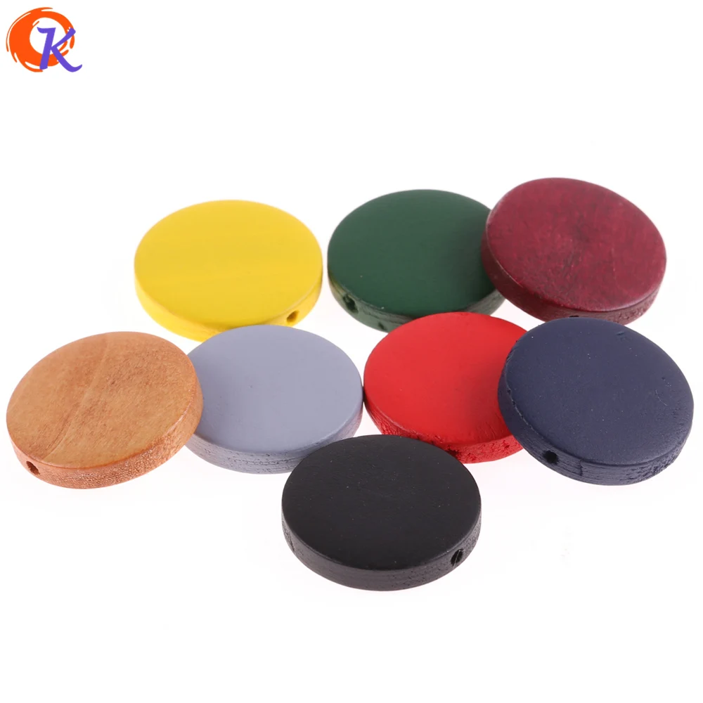 

Cordial Design 200Pcs 15-30MM Jewelry Accessories/Natural Wood Beads/Round Coin Shape Beads Making/Hand Made/Earring Findings